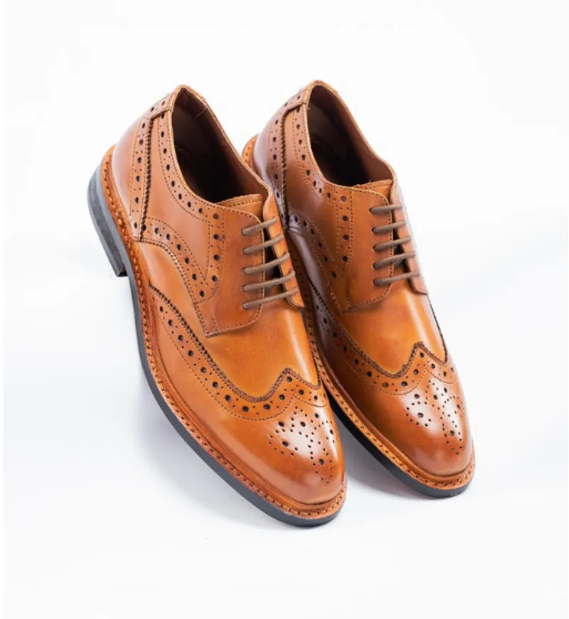 Cavani Merton Brogue Tan
